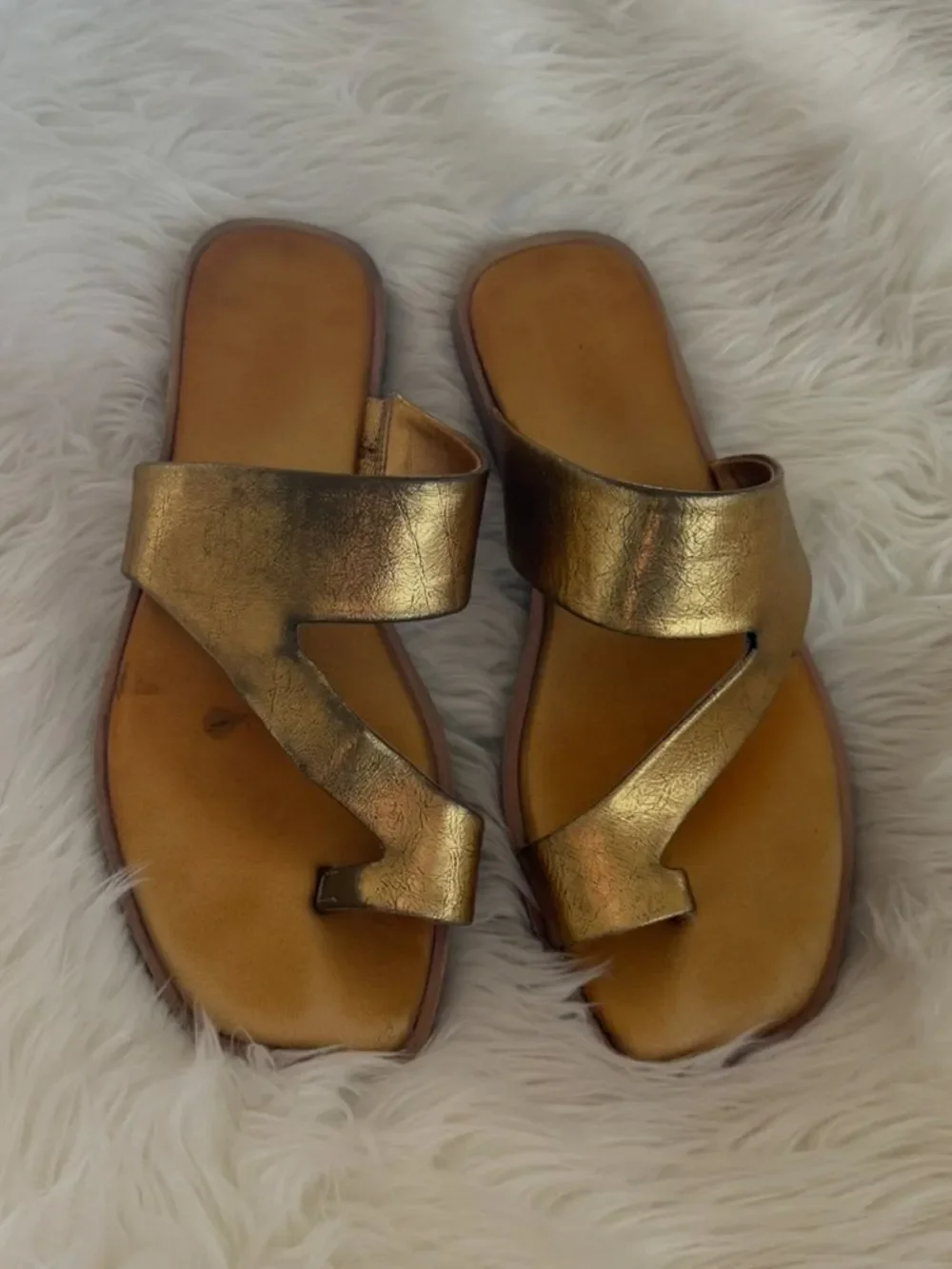 Gold Franco Sarto sandals